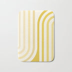 Bold Curvature Stripes XVIII Bath Mat Gallery Image 1