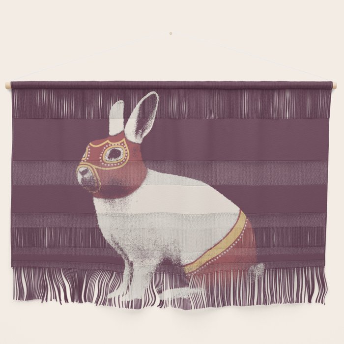 Lapin Catcheur (Rabbit Wrestler) Wall Hanging Gallery Image 1