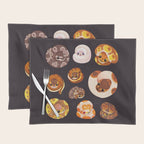 Shy ball pythons - dark Placemat Gallery Image 1