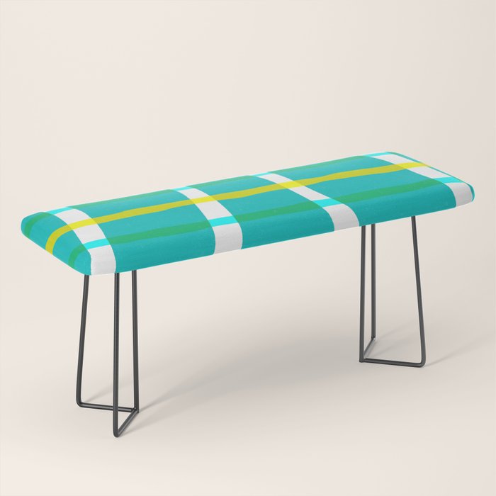 Groovy Plaid Bench Gallery Image 1