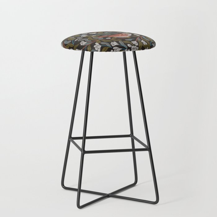 Sparrows And Apple Blossoms Stool Gallery Image 1