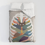 Cat Landscape 107: Here Comes the Cat Comforter Gallery Image 6