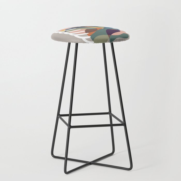 Cat Landscape 107: Here Comes the Cat Stool Gallery Image 1