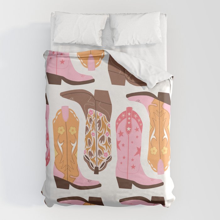 Pink Cowboy Boots  Duvet Cover Gallery Image 6