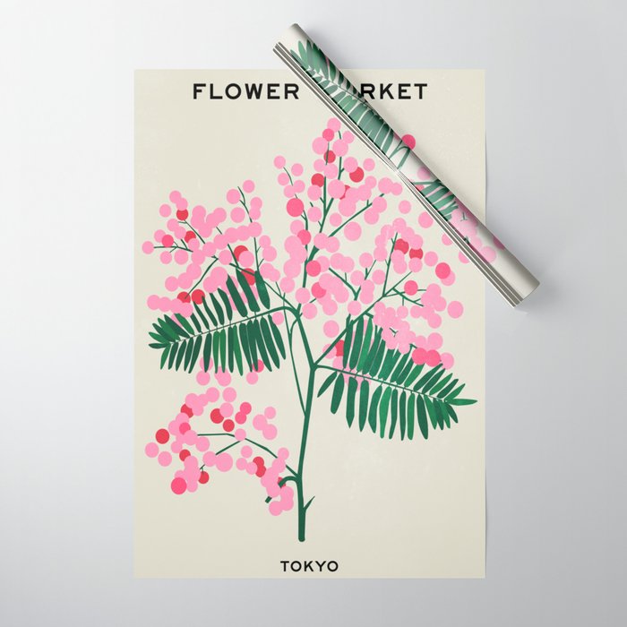 Flower Market 03: Tokyo Wrapping Paper Gallery Image 1