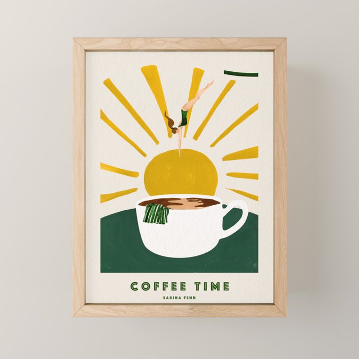 Coffee Time Mini Art Print Gallery Image 1