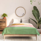Flower Eggs Green-Pink Comforter Gallery Image 3