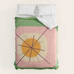 Flower Eggs Green-Pink Comforter Gallery Image 6