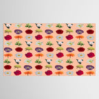 sunshine orange flower collage Tablecloth Gallery Image 2