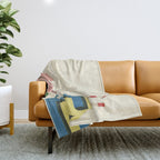Milk and Biscuits Throw Blanket Gallery Image 1