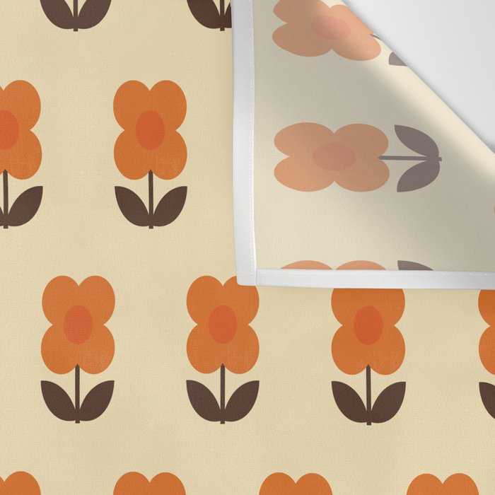 70s Flower Pattern #2 Wall Tapestry Gallery Image 3