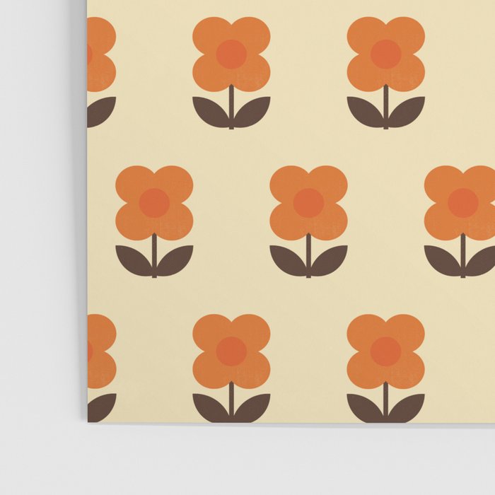70s Flower Pattern #2 Poster Gallery Image 3