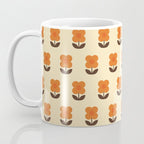 70s Flower Pattern #2 Coffee Mug Gallery Image 3