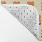 70s Flower Pattern #2 Bath Mat Gallery Image 2