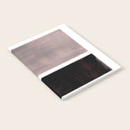Mid Century Modern Minimalist Art Colorblock Rothko Inspired Squares Grey and Black Simple Abstract Notebook Gallery Image 2
