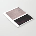 Mid Century Modern Minimalist Art Colorblock Rothko Inspired Squares Grey and Black Simple Abstract Notebook Gallery Image 3
