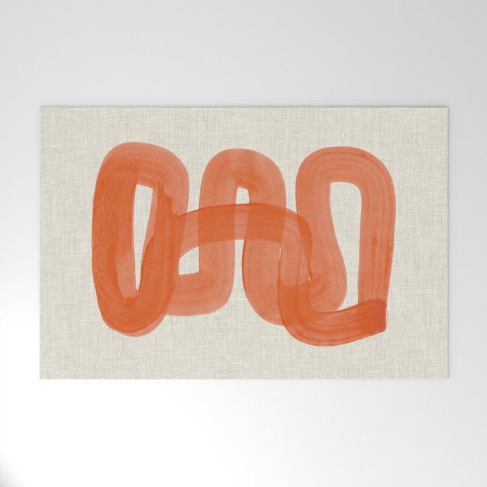 Orange Suave Welcome Mat Gallery Image 1