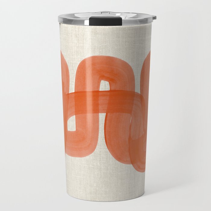 Orange Suave Travel Mug Gallery Image 1