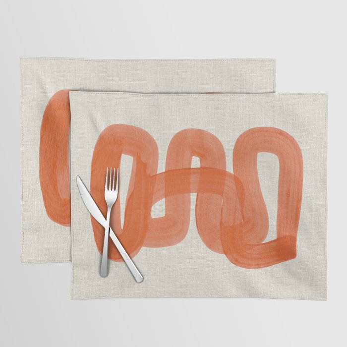 Orange Suave Placemat Gallery Image 1