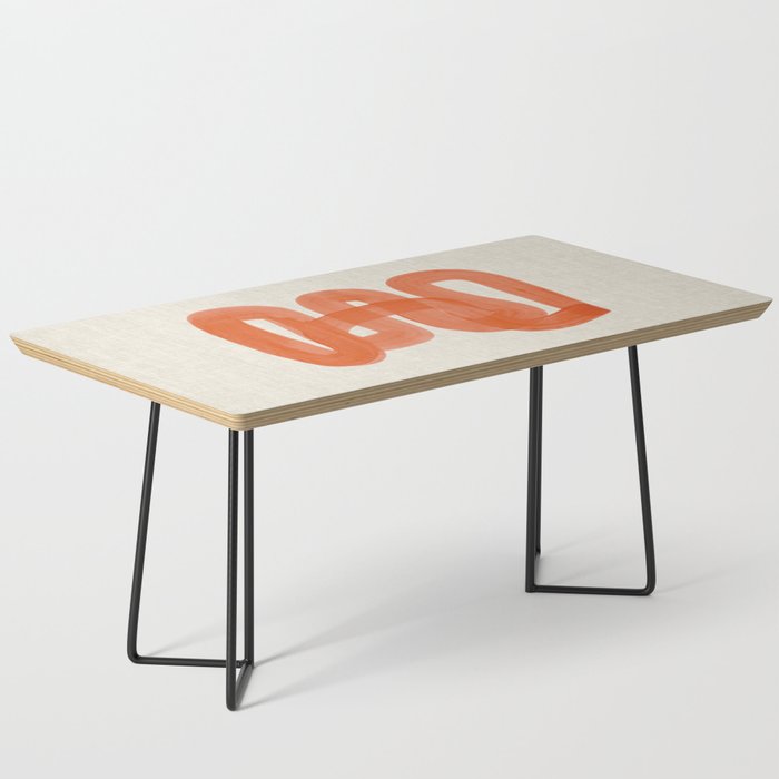 Orange Suave Coffee Table Gallery Image 1