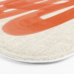 Orange Suave Bath Mat Gallery Image 3