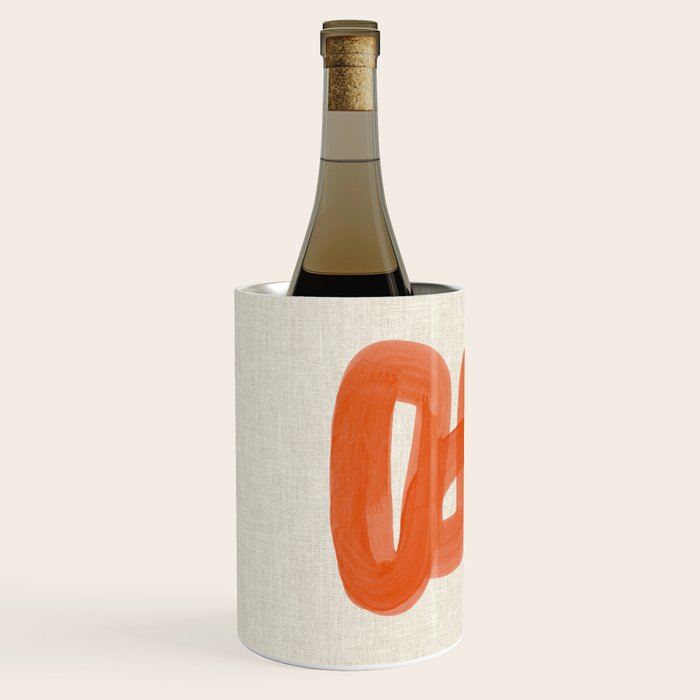 Orange Suave Wine Chiller Gallery Image 2