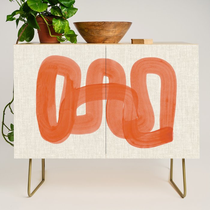 Orange Suave Credenza Gallery Image 1