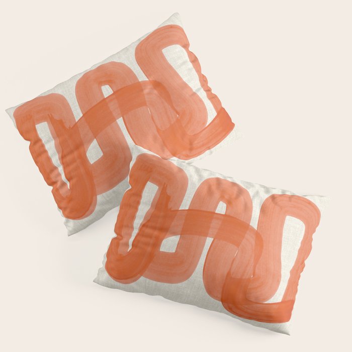 Orange Suave Pillow Sham Gallery Image 1