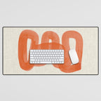 Orange Suave Desk Mat Gallery Image 1