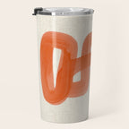 Orange Suave Travel Mug Gallery Image 3