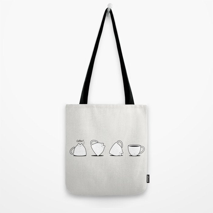 Coffee Cat 3: Coffee? Tote Bag Gallery Image 2
