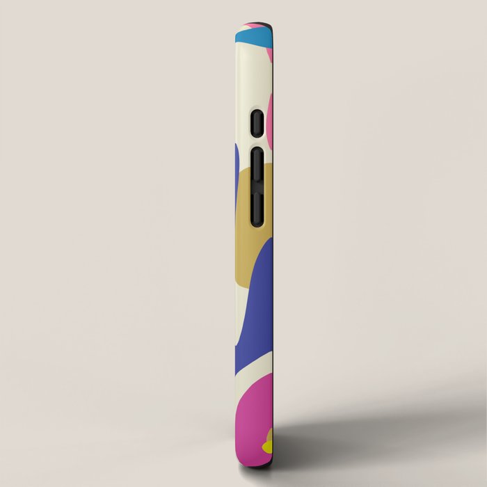 Jazz Garden Colorful Mid Century Modern Maximalist Abstract iPhone Case Gallery Image 2