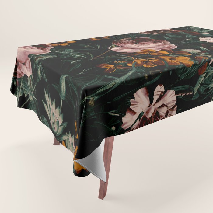 Night Roses Garden Tablecloth Gallery Image 1