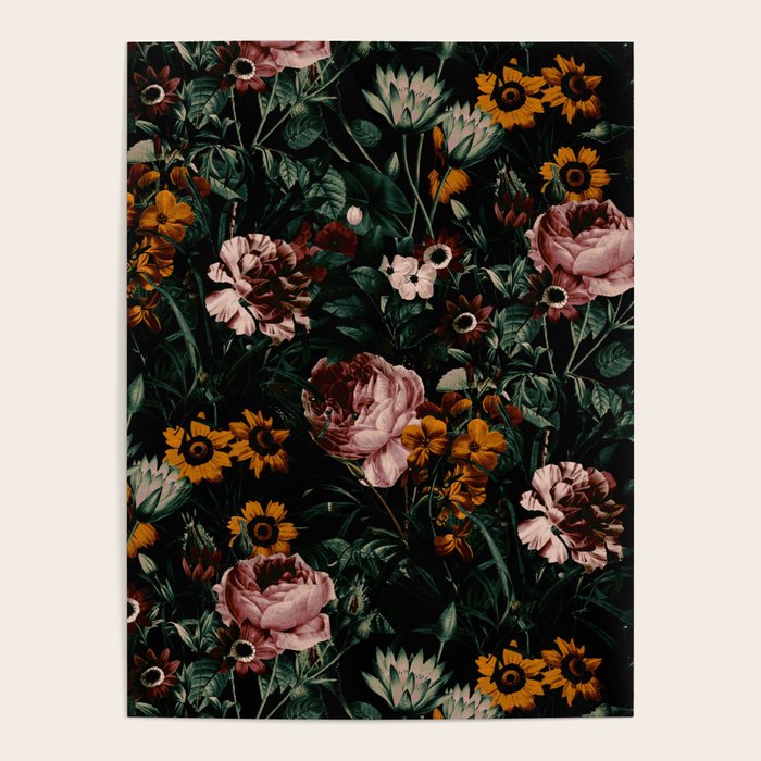 Night Roses Garden Poster Gallery Image 4