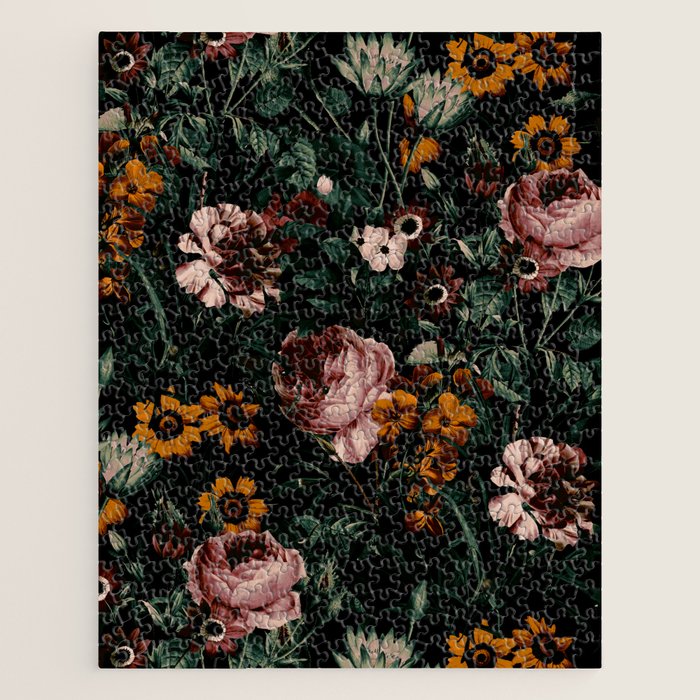 Night Roses Garden Jigsaw Puzzle Gallery Image 1