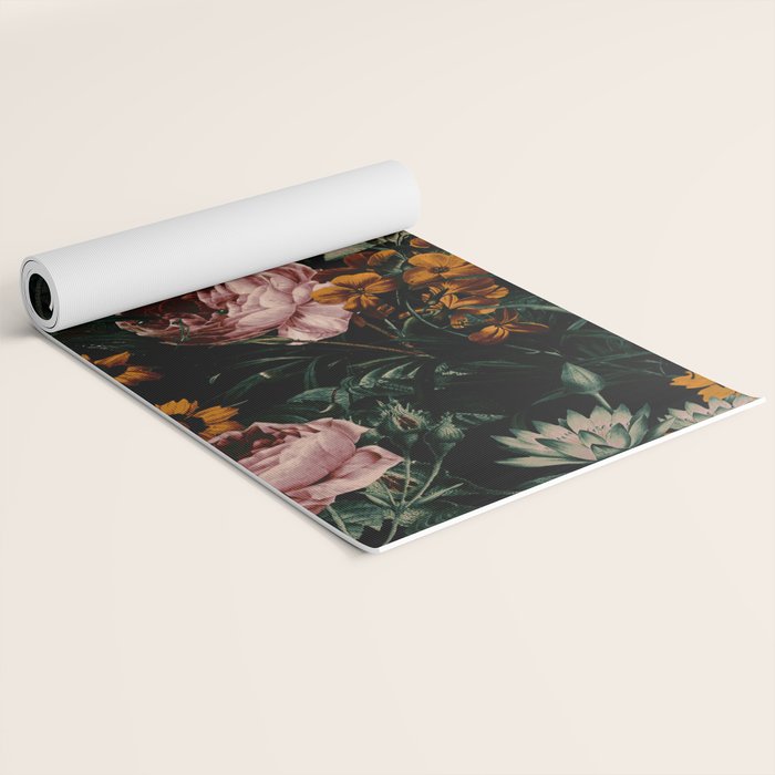 Night Roses Garden Yoga Mat Gallery Image 2