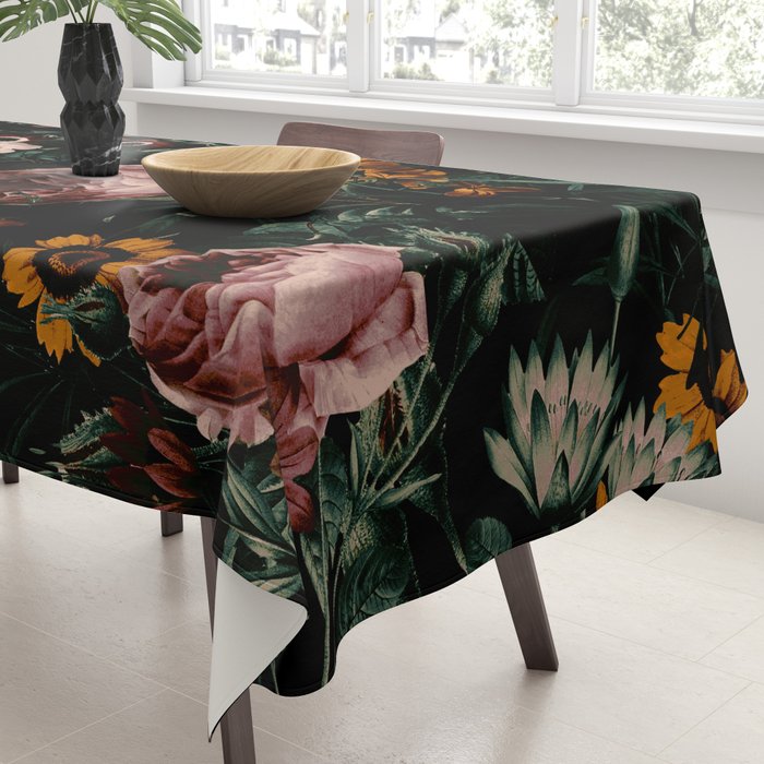 Night Roses Garden Tablecloth Gallery Image 3