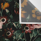 Night Roses Garden Wall Tapestry Gallery Image 3