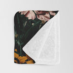 Night Roses Garden Throw Blanket Gallery Image 3