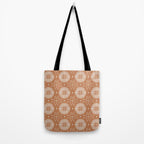 Bohemian Sun Print - terracotta aruba, sun, sunshine, tile, boho, clay, brown, happy, decor Tote Bag Gallery Image 2