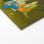 Women enjoying the river at the forestâs edge Indian Miniature Painting  Welcome Mat Gallery Image 2
