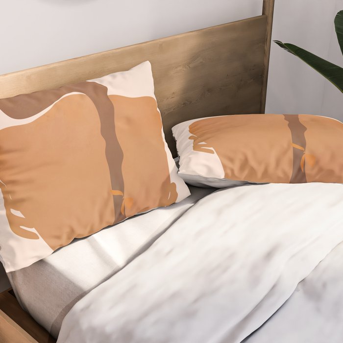 Minimal Female Figure Pillow Sham Gallery Image 2