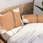 Minimal Female Figure Pillow Sham Gallery Image 2