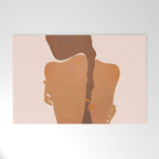 Minimal Female Figure Welcome Mat Gallery Image 1