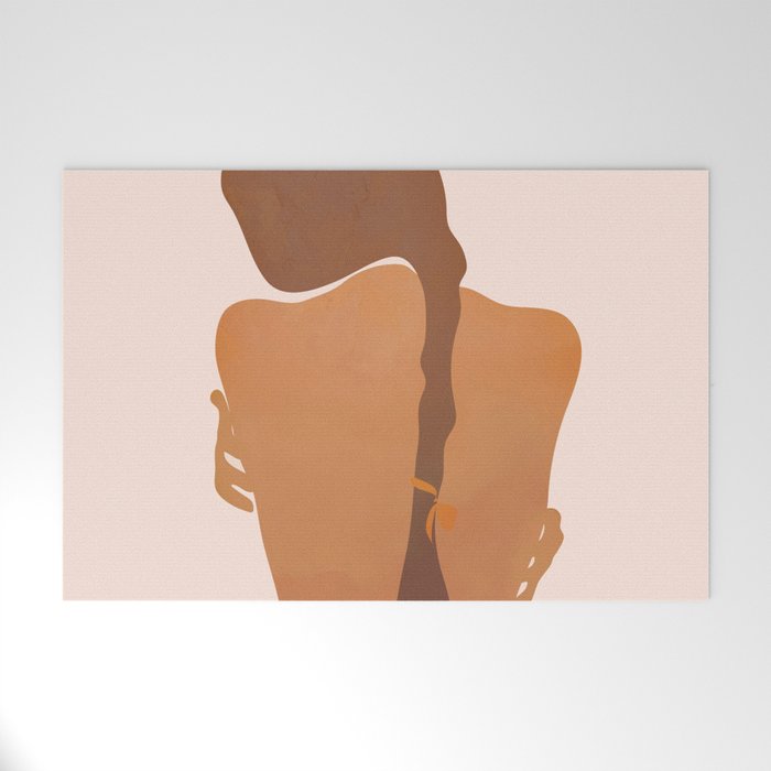 Minimal Female Figure Welcome Mat Gallery Image 1