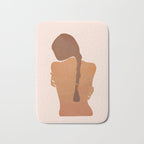 Minimal Female Figure Bath Mat Gallery Image 1