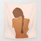 Minimal Female Figure Wall Tapestry Gallery Image 4
