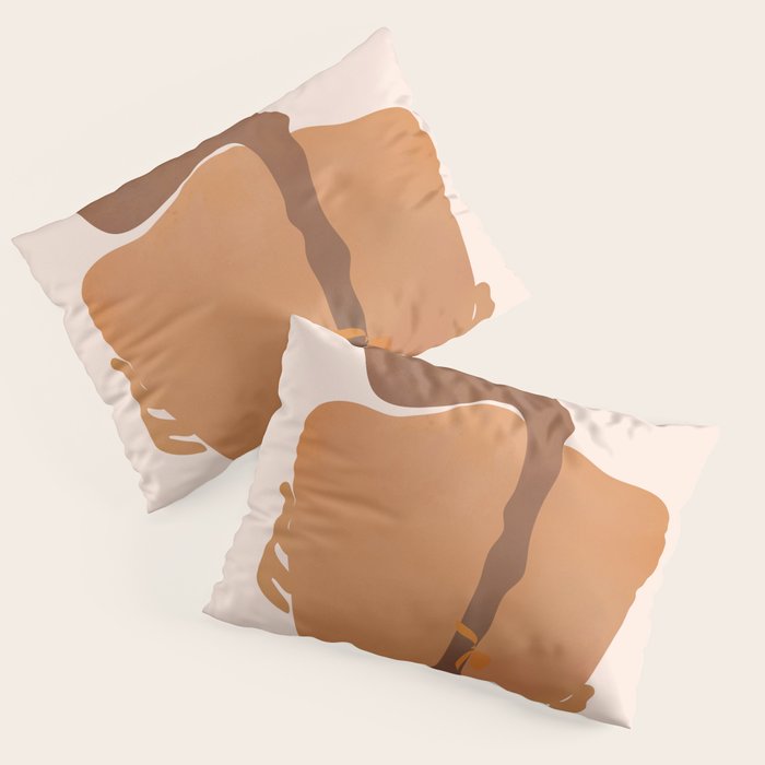 Minimal Female Figure Pillow Sham Gallery Image 1