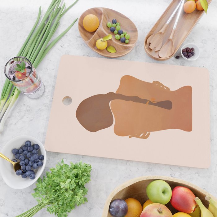 Minimal Female Figure Cutting Board Gallery Image 2