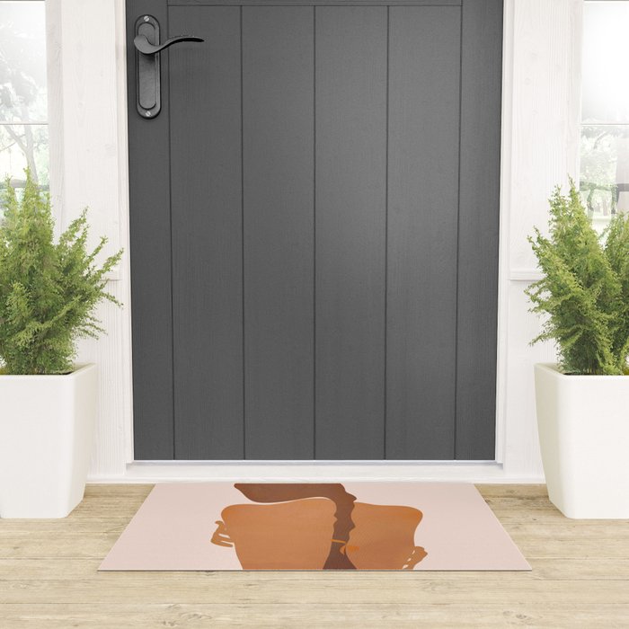 Minimal Female Figure Welcome Mat Gallery Image 3